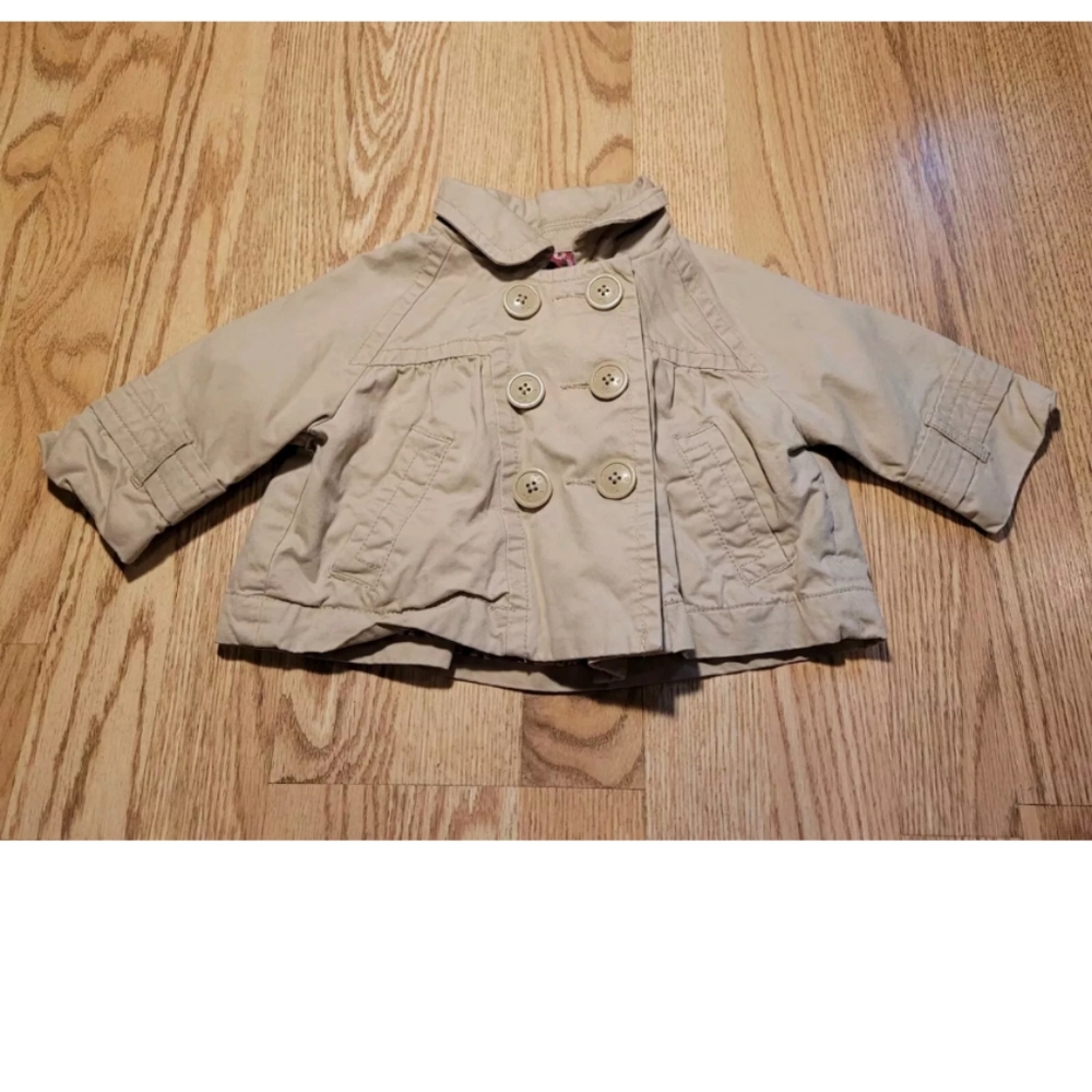 Gap Baby Girls Coat Size: 2 Years Button